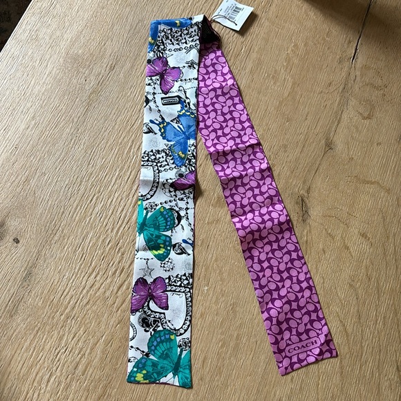 Coach Jewelry and Butterfly Pony Scarf/Twilly NWT - Picture 3 of 6